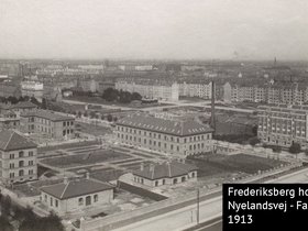 Nyelandsvej I forgrunden Nyelandsvej og krydset af Nordre Fasanvej 1913.jpg